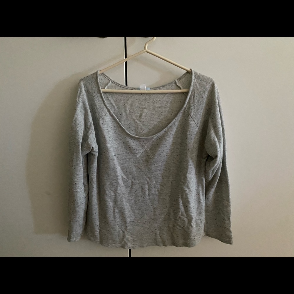 Eberjey gray off the shoulder top